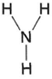 Structural formula for ammonia