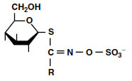Basic structure of glucosinolates