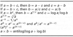 Simple algebra - rules for