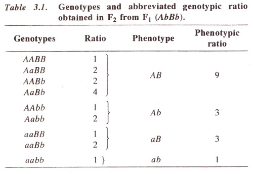 Abbreviated Genotypic Ratio Lethality And Interaction Of Genes