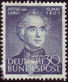 Justus-von-Liebig-Deutsche-Bundespost-stamp